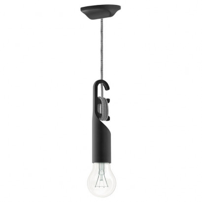 LUSSOLE COZY Подвесные светильники, цвет основания - черный, плафон - акрил, 1x10W E27, LSP-8548