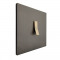 Fontini Выключатель 1-клавишный, цвет Темно-коричневый, тумблер - бронза,  Fontini, серия Font barcelona Bridge