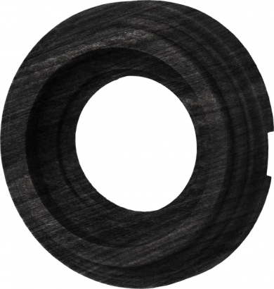 Bironi  Рамка 1 постовая (Угольно-черный на бревно 220мм), BFC20-610-119