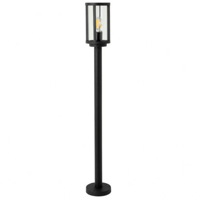 Arte Lamp TORONTO, Светильник уличный, цвет арматуры - черный, цвет плафона/декора - ПРОЗРАЧНЫЙ, 1х40W E27, A1036PA-1BK