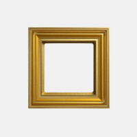 Рамка 1-пост; термопласт; золото; Eco Deco, EPD481GO