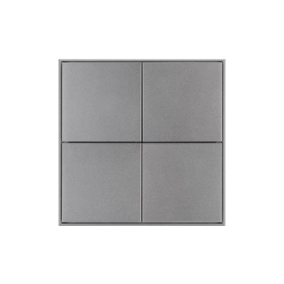 INTELLIGENT ARLIGHT Кнопочная панель KNX-304-23-IN Grey (BUS, Frame) (IARL, IP20 Металл, 2 года), 038402