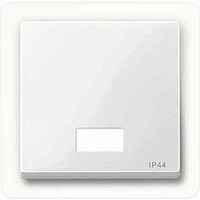 SM Клавиша 1-ная с окошком IP44 бел.