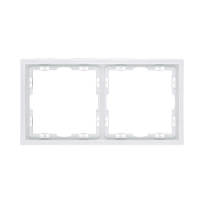 Рамка 2-постовая, белый матовый Kollinger Eclipse EC2WH