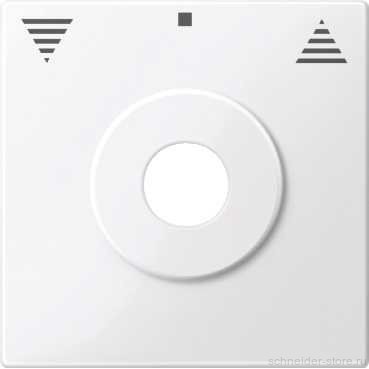 SM Накладка на мех-зм выключателя с ключом для жалюзи с маркировк. вверх/вниз, активно-бел.