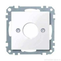 SM Накладка с отверстием ? 22,5 мм для разл. приборов, винт. крепл., активно-бел. SM Накладка с отверстием ? 22,5 мм для разл. приборов, винт. крепл., активно-бел.