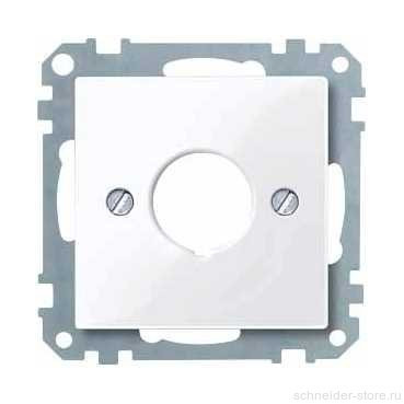 SM Накладка с отверстием  ? 22,5 мм для разл. приборов, винт. крепл., активно-бел.