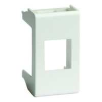 ДКС Адаптер для keystone, VIVA, 1 мод, цвет серый, 45107