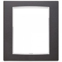 20668.C15 - Vimar Накладка классика для 8 модулей антрацит матовый