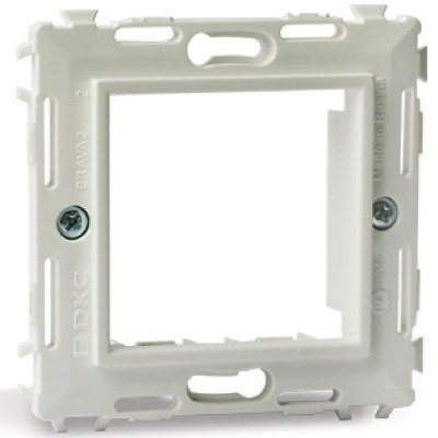 ДКС Каркас на 2 модуля (одноместный), черный, 75020N