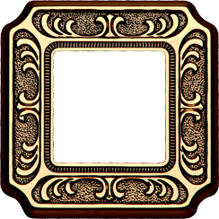 FD01351OB Fede Siena Рамка 1-ная, Bright Gold