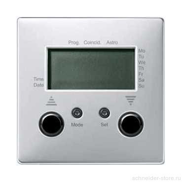 SD Таймер электронн. недельный с входом для датчика, алюм.