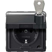 МЕХ-М РОЗЕТКИ С КРЫШК. ПОЛ. Д/НАД. ЗАМК.