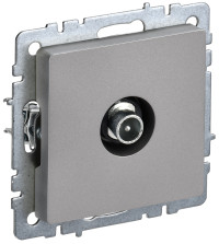 BRITE Роз. TV проходная РТВ10-0-БрС сталь IEK, BR-A10-P-K46