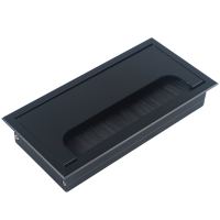 Donel Кабельный громмет (лючок) в стол, 160*80мм, цвет: черный, DCGR16080AN Donel Кабельный громмет (лючок) в стол, 160*80мм, цвет: черный, DCGR16080AN