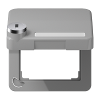 Рамка 5 постов, Белый, CD590BFKLSLGR