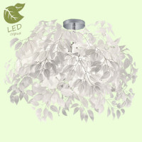 LUSSOLE IDAHO Люстра потолочная, цвет основания - хром, плафон - акрил (цвет - белый), 3x6W E14, GRLSP-0199