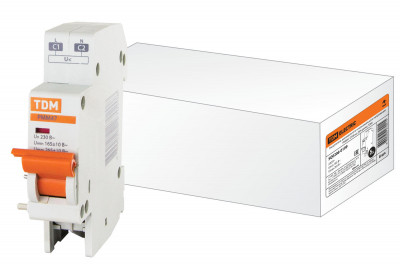 Расцепитель минимального и максимального напряжения РММ47 230В на DIN-рейку TDM Electric, SQ0206-0199