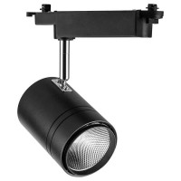 Светильник трековый светодиодный на шинопровод 30W, 2700 Lm, 4000К, 35 градусов, черный, AL104 со встроенным драйвером, Feron 41179