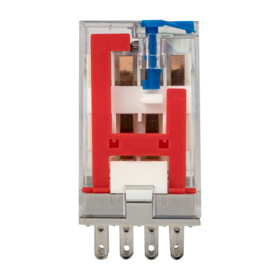 Реле промежуточное с кнопкой и мех, Индикацией RPAt 22/4 5A 24В DC EKF AVERES