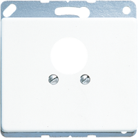 Крышка для 2-х гнезд; белая, SL562WW