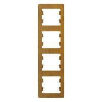 GLOSSA 4-постовая РАМКА, вертикальная, ДЕРЕВО ДУБ