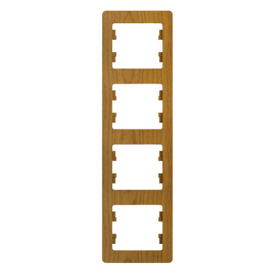GLOSSA 4-постовая РАМКА, вертикальная, ДЕРЕВО ДУБ