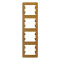 GLOSSA 4-постовая РАМКА, вертикальная, ДЕРЕВО ДУБ