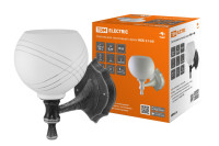 Светильник НББ 21-60-1322 УХЛ4 (черный под серебро, плафон полушар "параллели") TDM Electric, SQ0370-0204