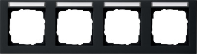 109409 Gira Рамка 4-я горизонтальная с полем для надписи
