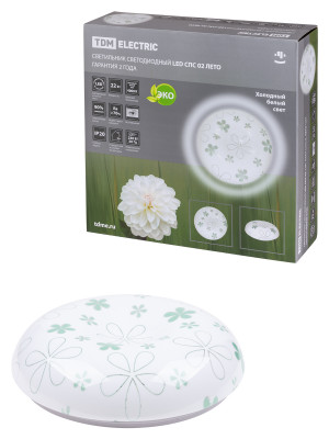 Светильник светодиодный LED СПС 02 22Вт 4000К D35см, Лето TDM Electric, SQ0329-0165