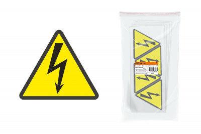 Символ "Молния" (треугольник) 100х100х100мм TDM Electric, SQ0817-0016