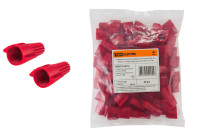 Соединительный изолирующий зажим СИЗ-Л-4 20 мм2 с лепестками красный (50 шт) TDM Electric, SQ0519-0014