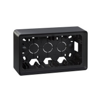 Simon Коробка наружной установки на  2 поста, графит , 82 Detail, 8200760-038