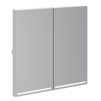 Клавиши для выключателя/переключателя двухклавишного с подсветкой, S70 (серый), VLS000416