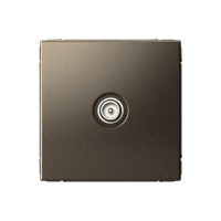 GAL000691 - ARTGALLERY TV РОЗЕТКА оконечная 1DB, механизм, МОККО, Systeme Electric