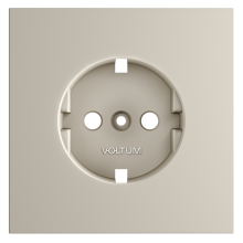 Накладка для розетки с заземлением, S70 (кашемир), VLS000603