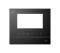 52313FC-B - Рамка для абонентского устройства 4,3, чёрный глянцевый, с символом индукционной петли - 2TMA070130B0012