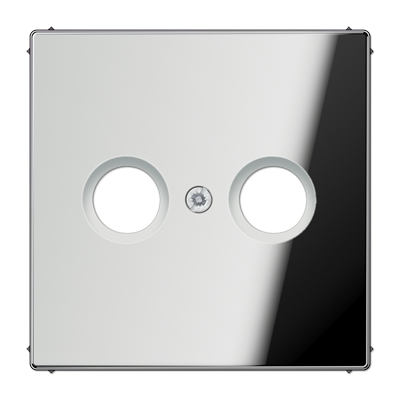 Крышка для телевизионной розетки; полированный хром, GCR2990TV