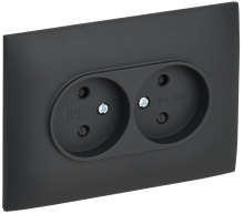 SKANDY Роз. 2-я без з/к с з/ш 10А сб. SK-R09G граф. IEK, SK-R23-10-K53-F