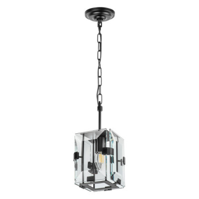 Lightstar 713217 (MD20104-1A ) Люстра NOVARA 1x40W E14 ЧЕРНЫЙ МАТОВЫЙ (в комплекте)