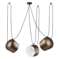 Lightstar 727233 (MD2042-3B ) Люстра OMEGA 3х40W E27 BROWN ALU (в комплекте)