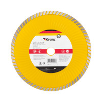 Диск алмазный отрезной Turbo волна 230x22,2x2,4x10мм KRANZ, KR-90-0135