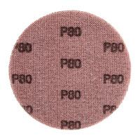 Диск шлифовальный на сетчатой основе 125 мм, Р80, 5 шт Kranz, KR-90-0041