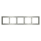 Рамка пластиковая VOLTUM S70 на 5 постов, (сталь), VLS100505