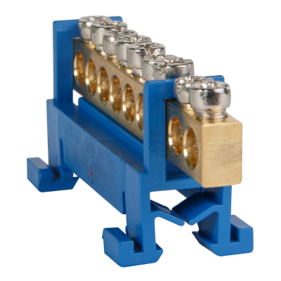 КЭАЗ Шина нулевая тип Стойка OptiKit BB-S-N-DIN-10-6х9-синий, 277829