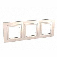 Unica Рамка 3-ная, беж.