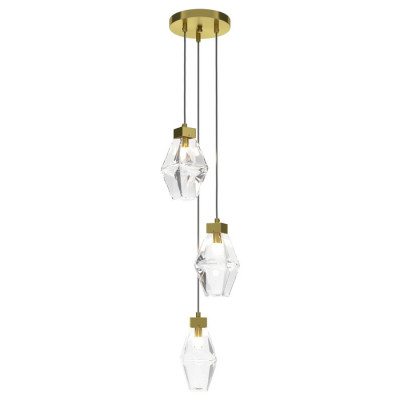 Modern Coctail time Подвесной светильник, цвет: Жемчужное Золото 3x28W G9
