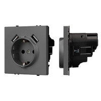 054291 - Механизм розетки с USB зарядкой SCT-NOBE-MUAA-SFPL-GR (230V, 16A) (Arlight, -)