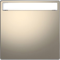 D-Life Клавиша 1-ная с полем для надписи, никель